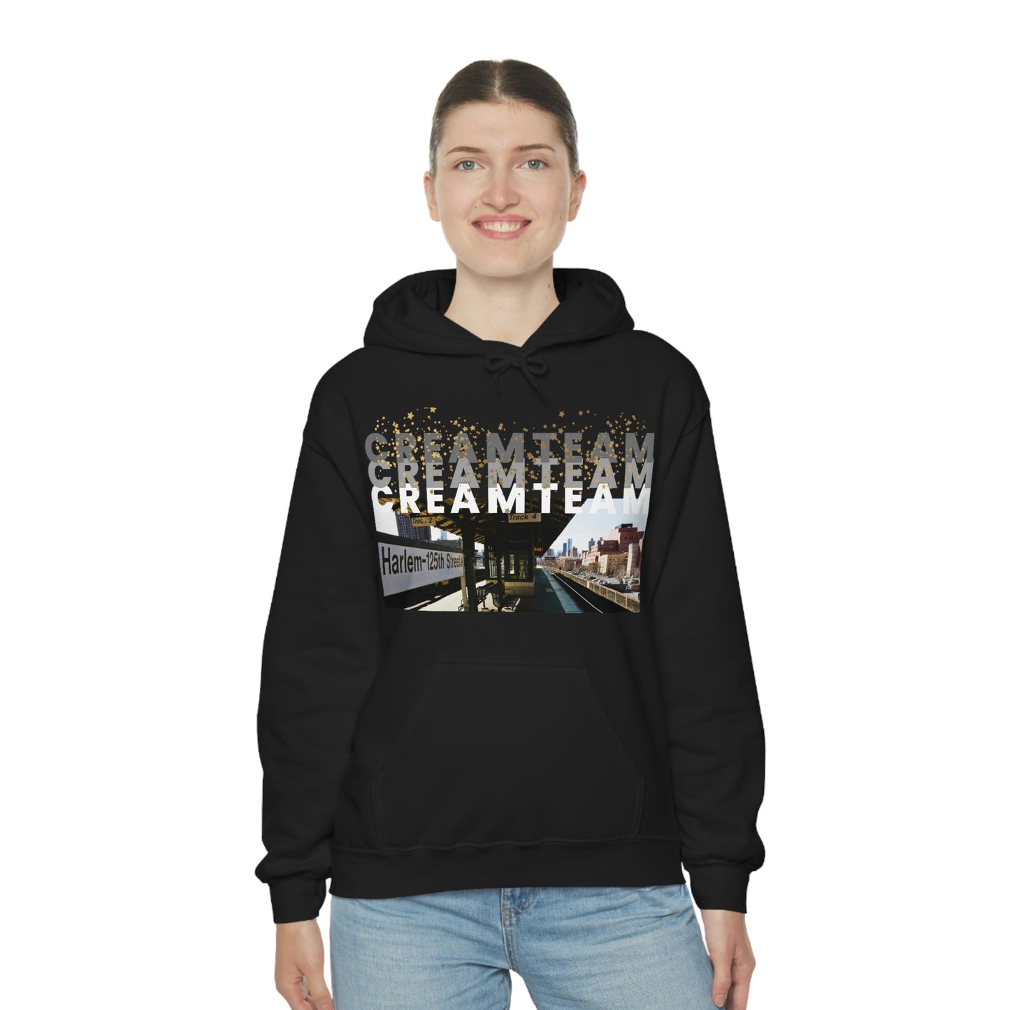 Cream Team Hooded Sweatshirt