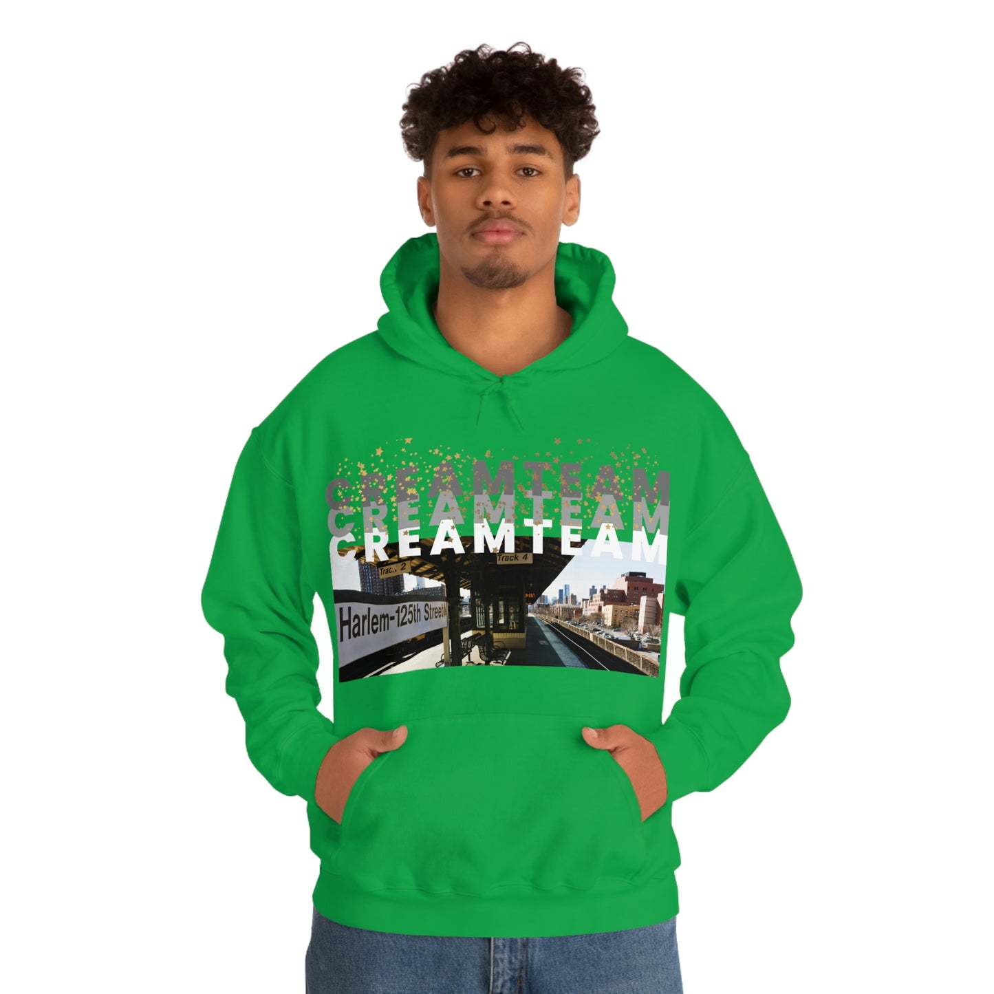 Cream Team Hooded Sweatshirt