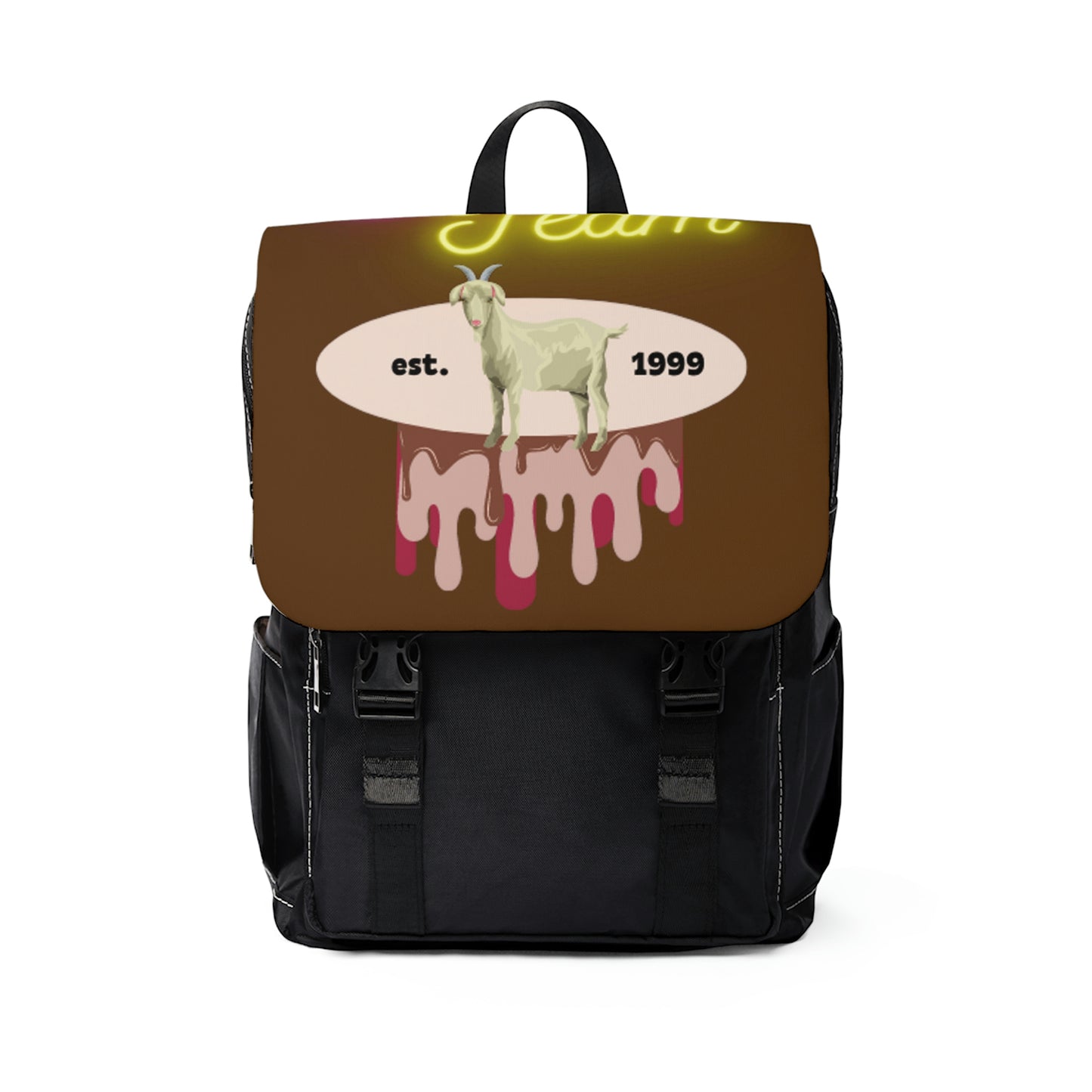 Cream Team Shoulder Backpack