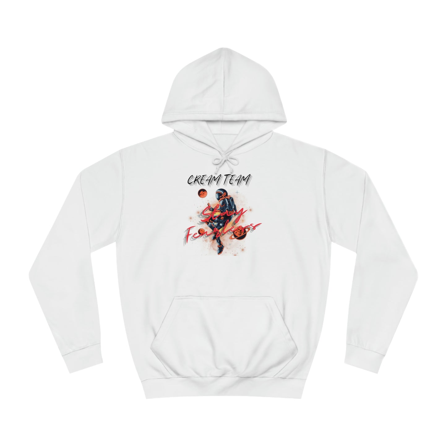 Cream Space College Hoodie