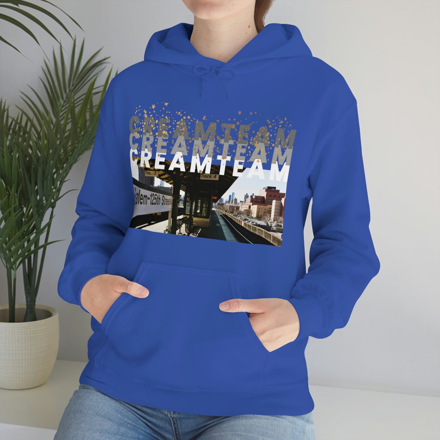 Cream Team Hooded Sweatshirt