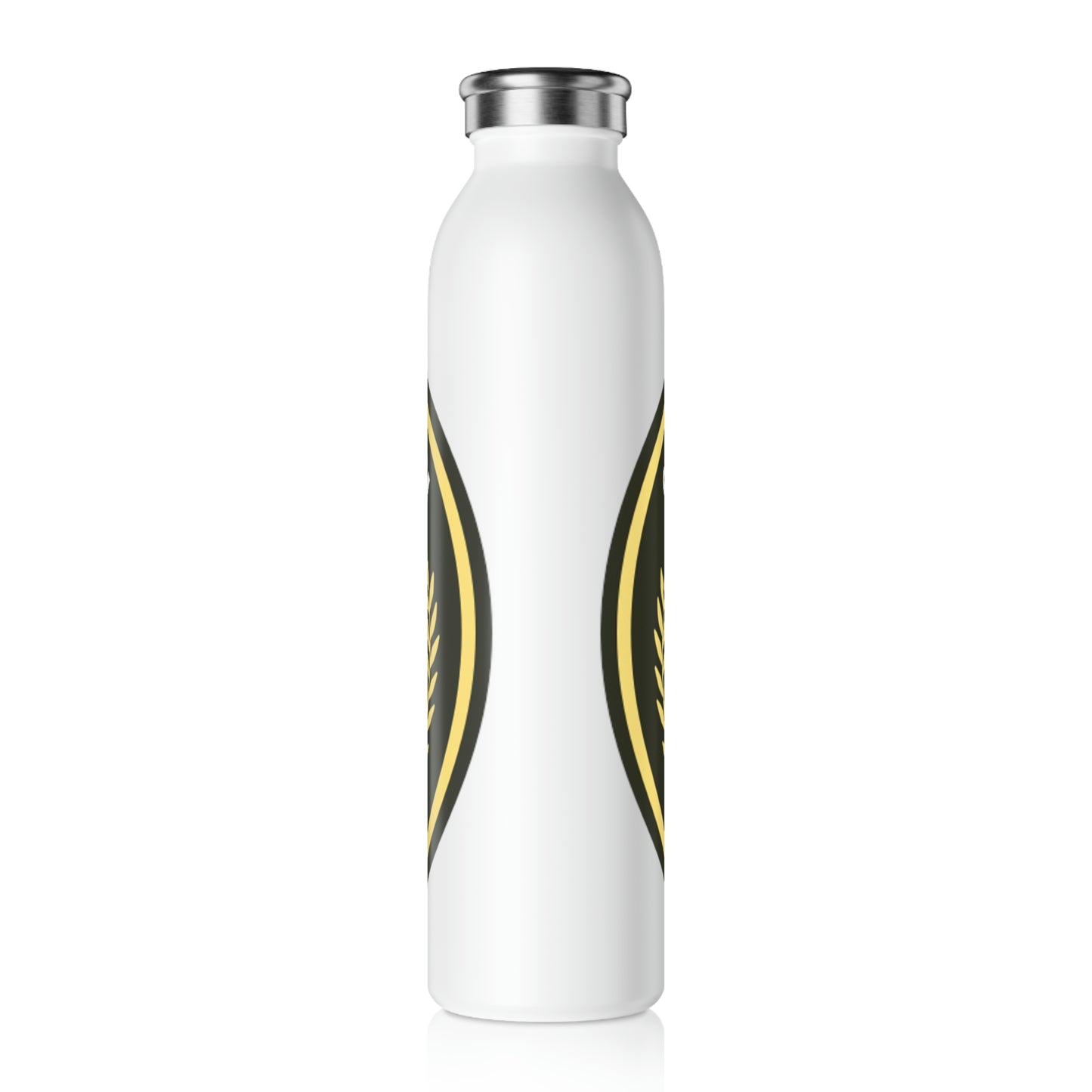 Cream Team Logo Water Bottle