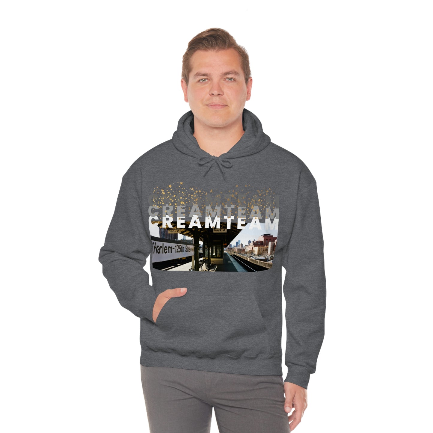 Cream Team Hooded Sweatshirt