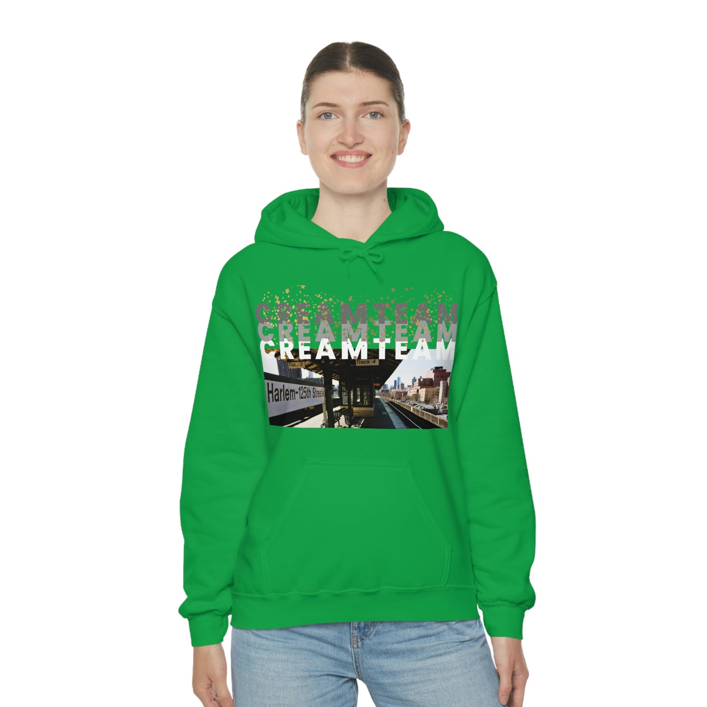 Cream Team Hooded Sweatshirt