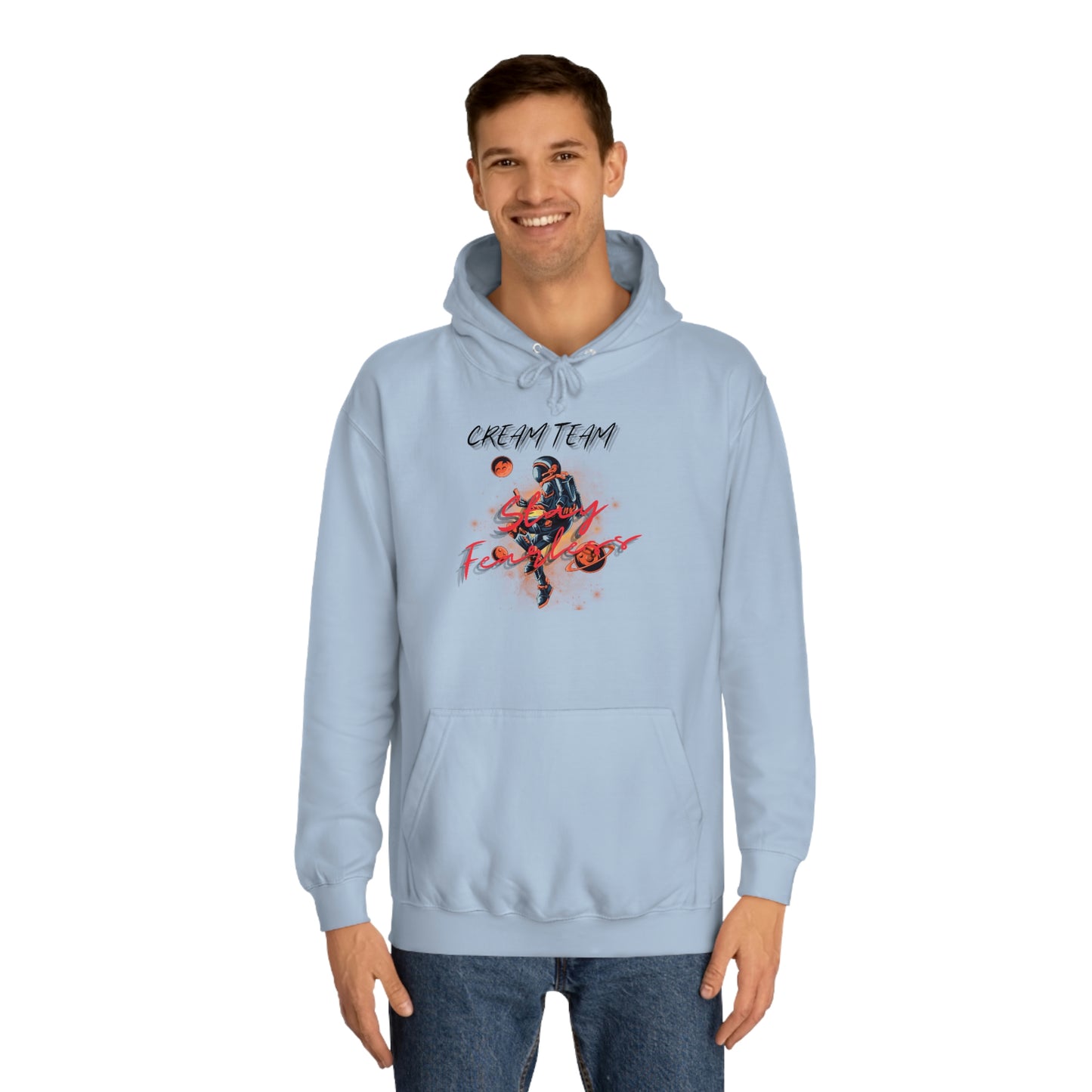 Cream Space College Hoodie