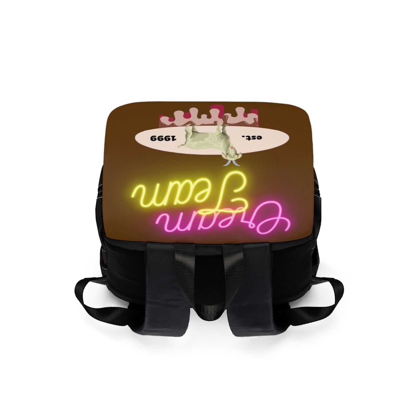 Cream Team Shoulder Backpack