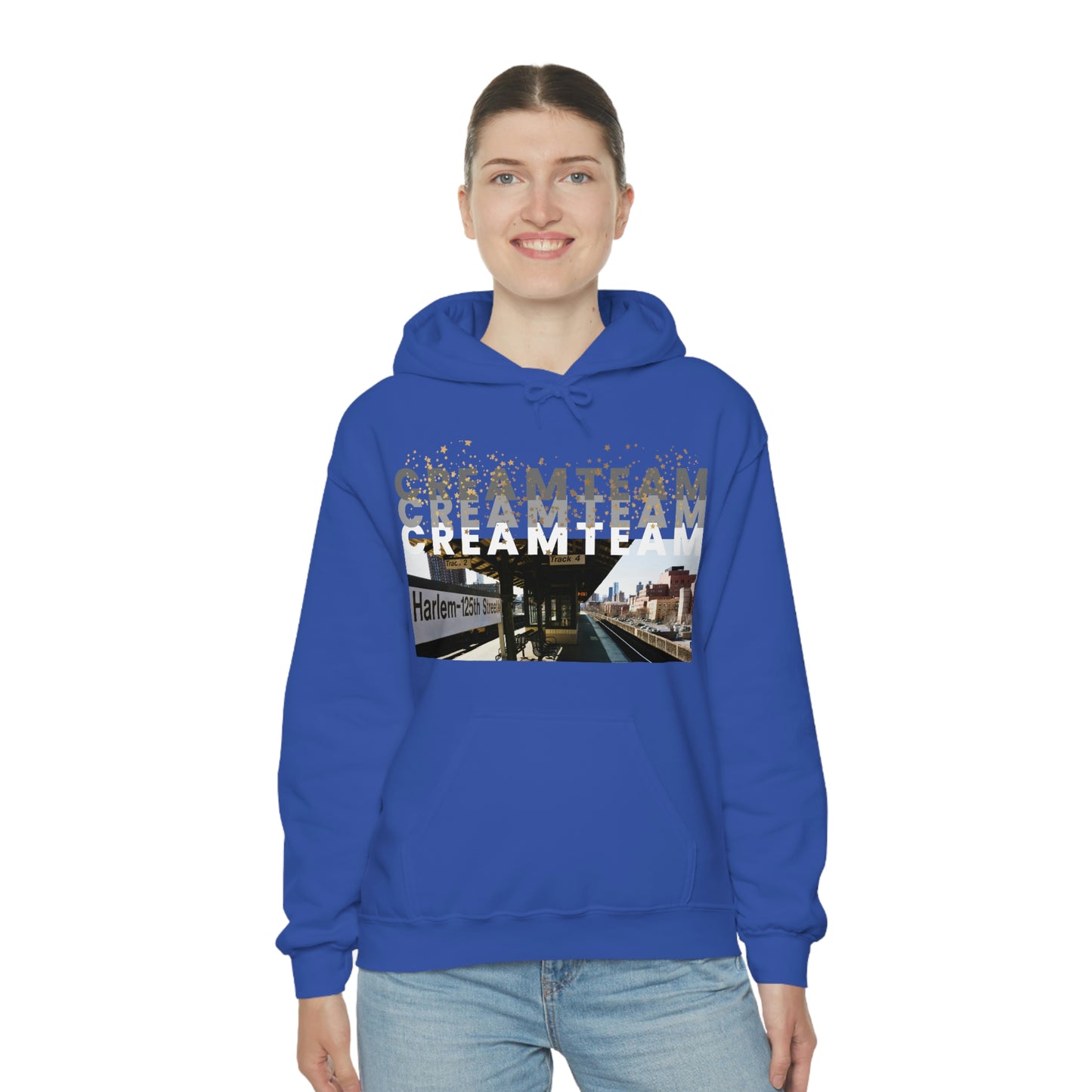 Cream Team Hooded Sweatshirt