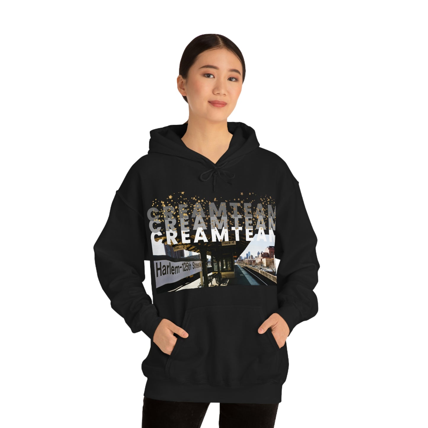 Cream Team Hooded Sweatshirt