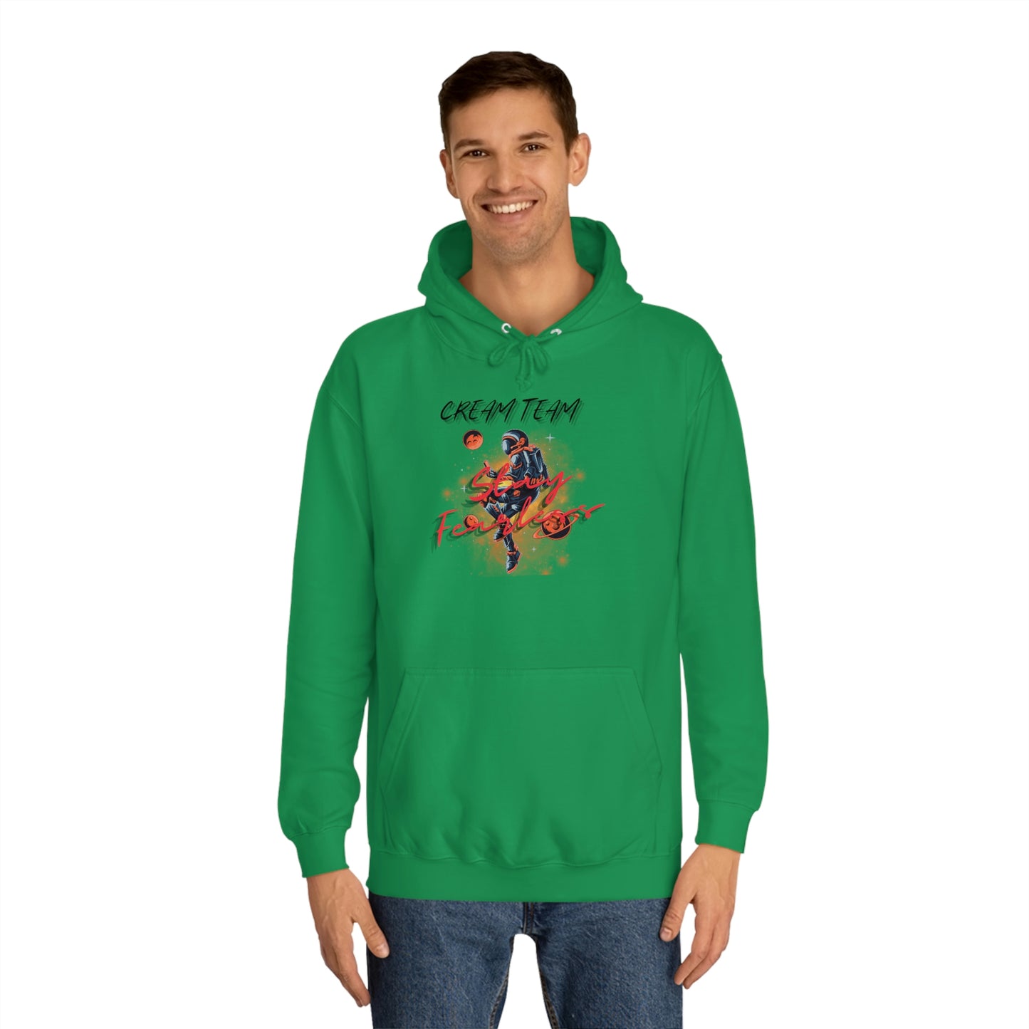 Cream Space College Hoodie
