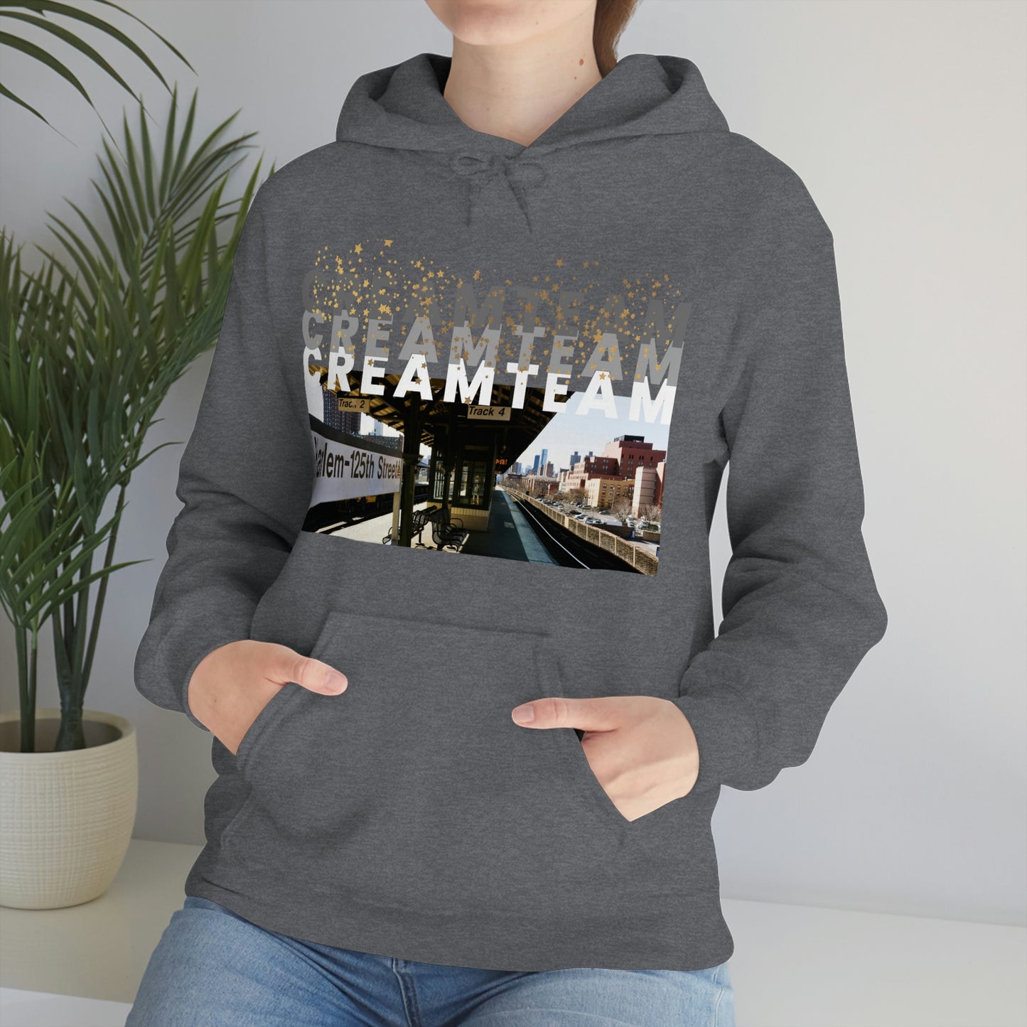 Cream Team Hooded Sweatshirt