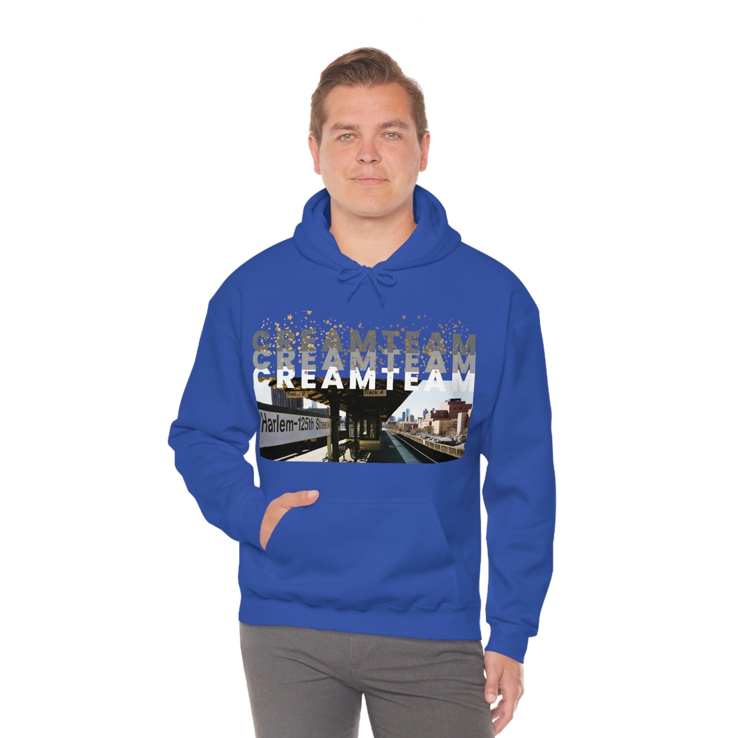 Cream Team Hooded Sweatshirt