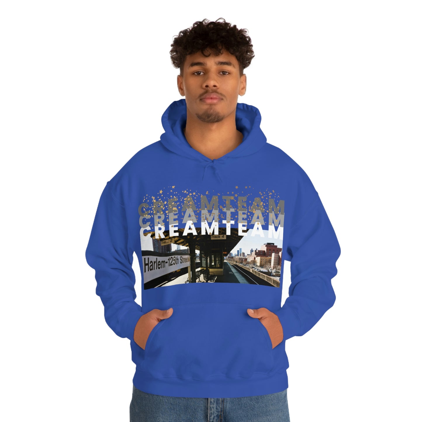 Cream Team Hooded Sweatshirt