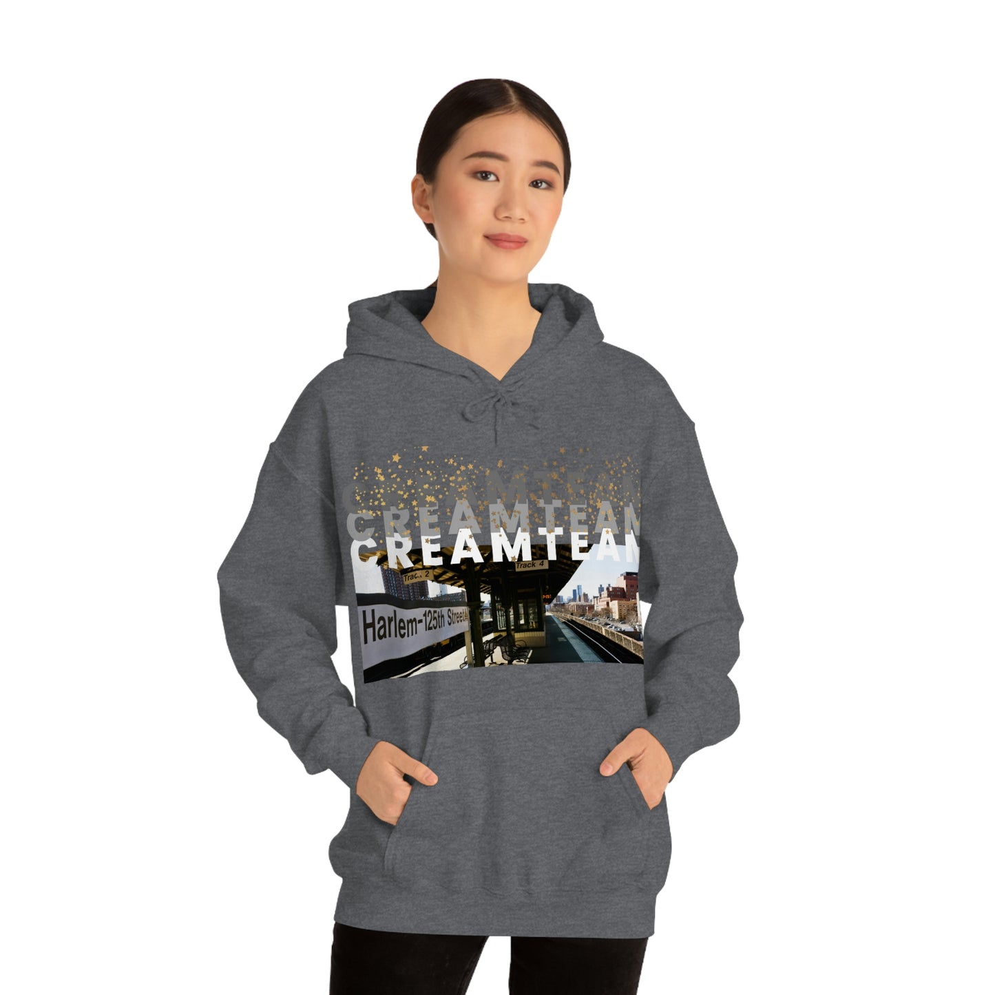 Cream Team Hooded Sweatshirt