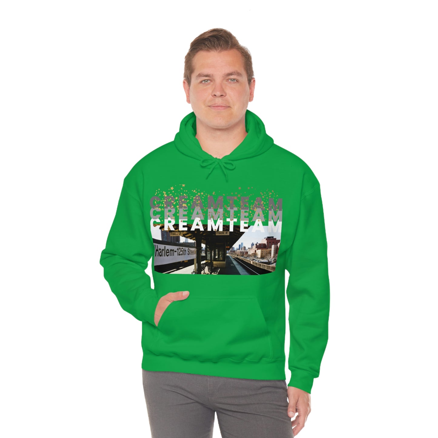Cream Team Hooded Sweatshirt
