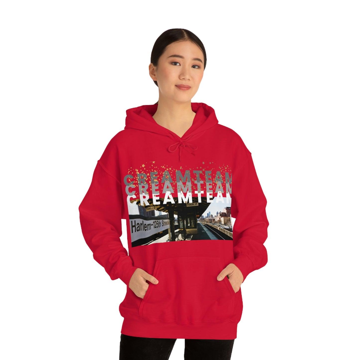 Cream Team Hooded Sweatshirt