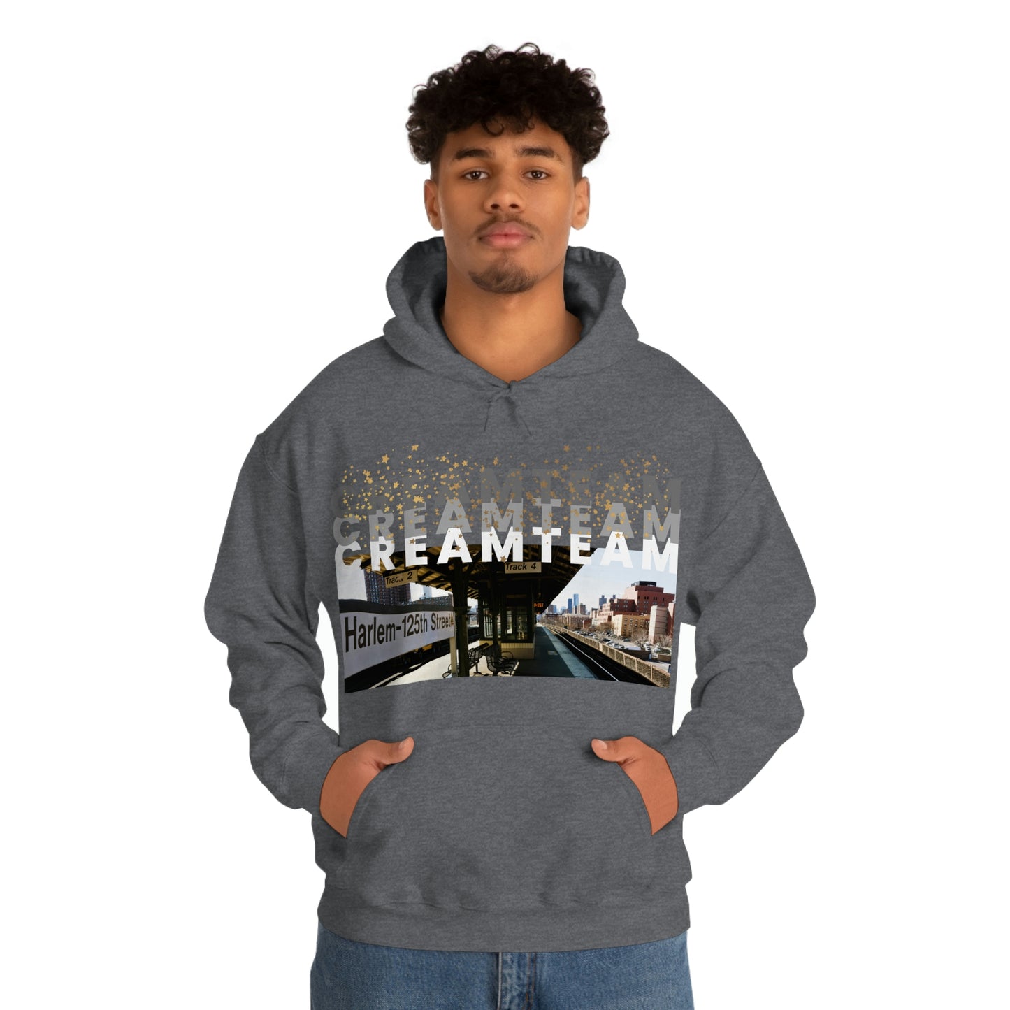 Cream Team Hooded Sweatshirt