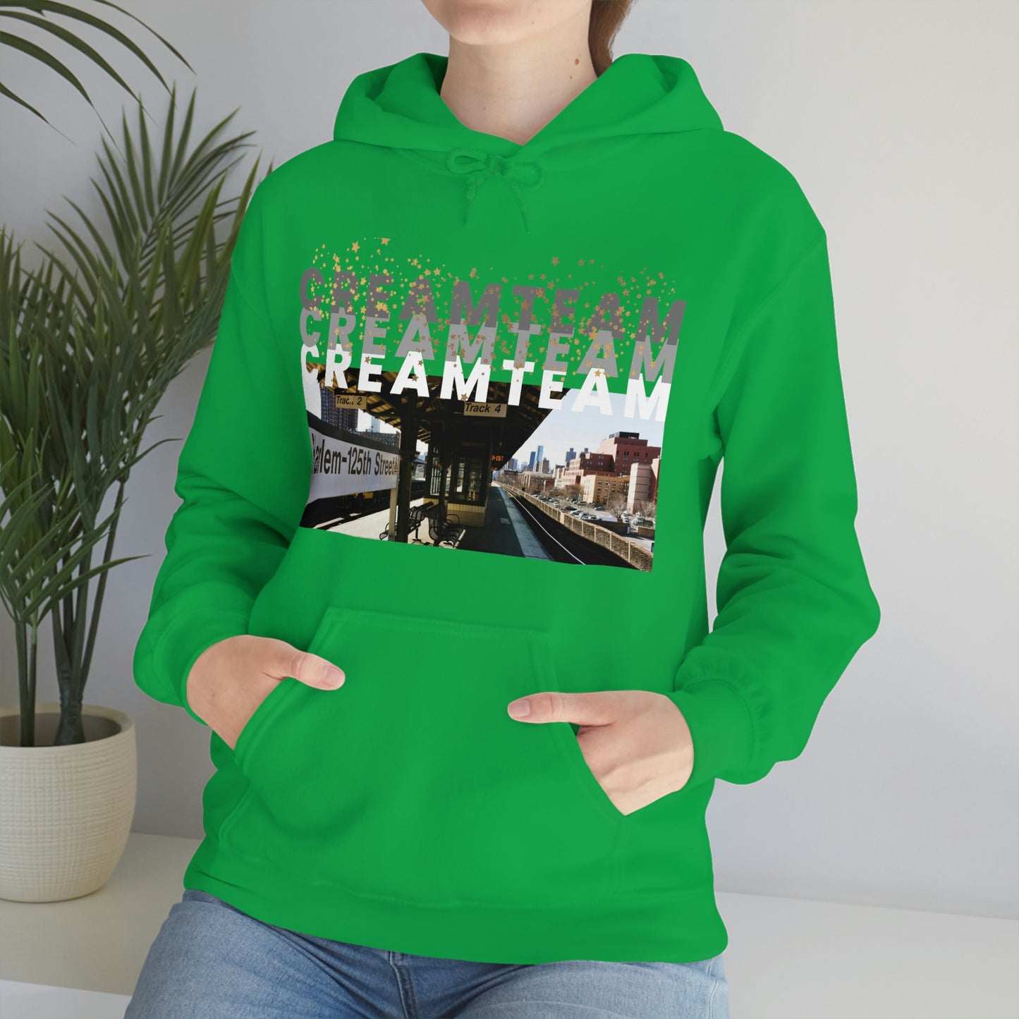 Cream Team Hooded Sweatshirt