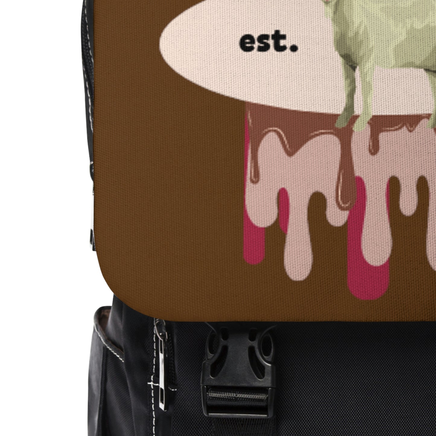 Cream Team Shoulder Backpack
