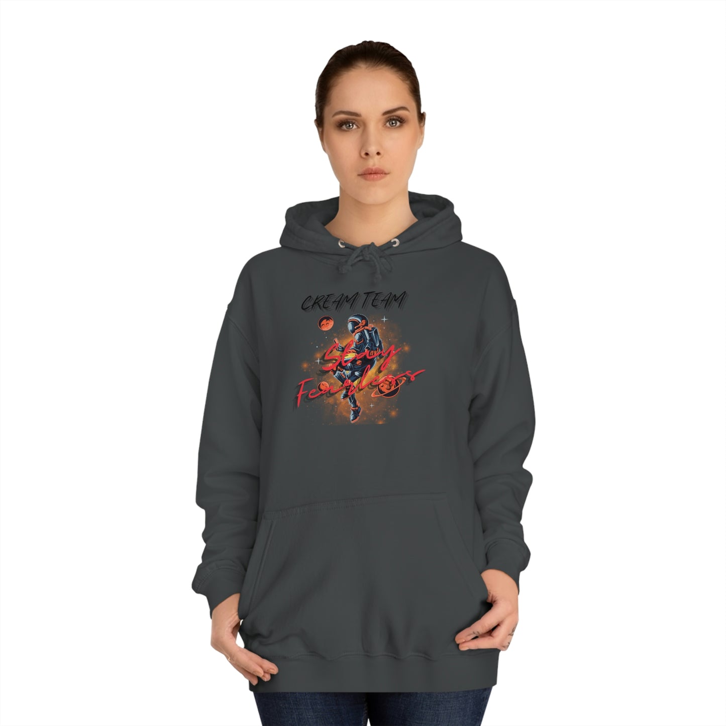 Cream Space College Hoodie