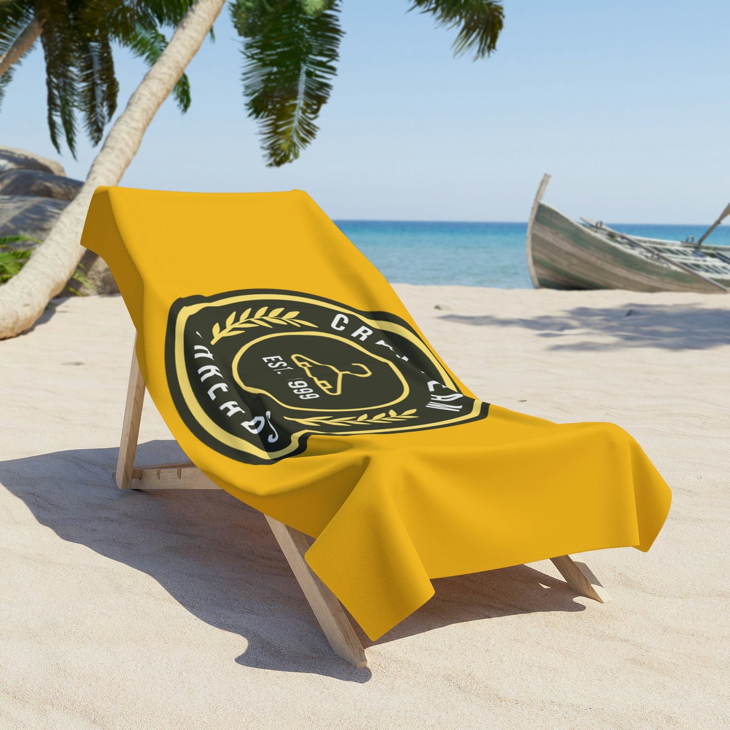 Cream Team Beach Towel