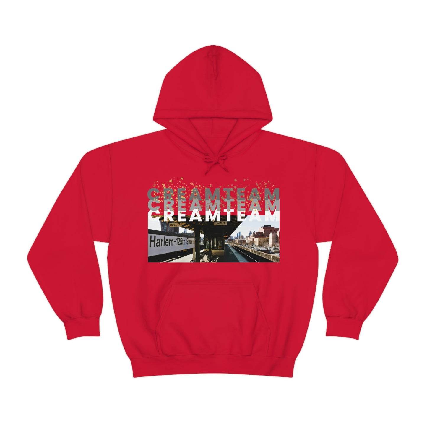 Cream Team Hooded Sweatshirt